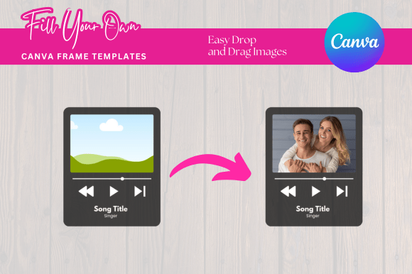 Download Music Player Canva Frame Mockup - Music player canva Collection