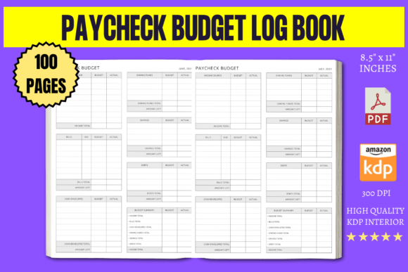 Download Paycheck Budget Log Book - Paycheck budget Collection