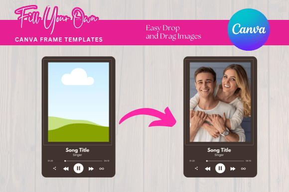Download Music Player Canva Frame Mockup - Music player canva Collection