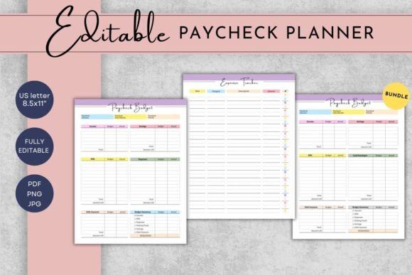 Download Paycheck Budget Planner Editable - Paycheck budget Collection