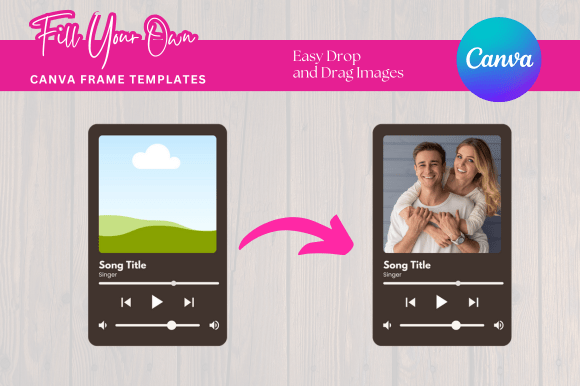 Download Music Player Canva Frame Mockup - Music player canva Collection