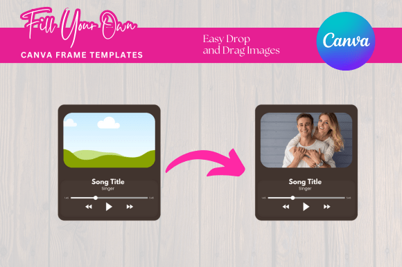 Download Music Player Canva Frame Mockup - Music player canva Collection